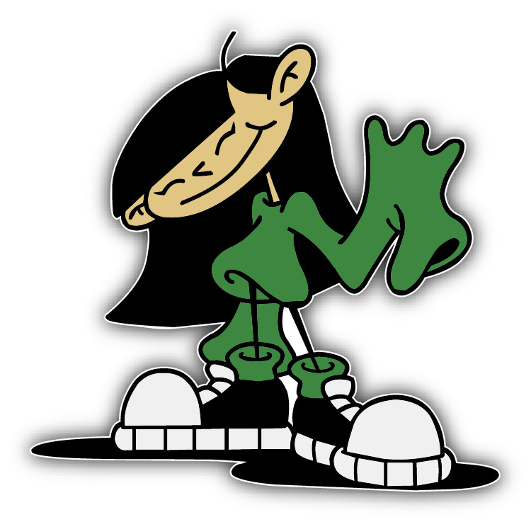 Kids Next Door Kuki Sanban Cartoon Car Bumper Sticker Decal 5" x 5"