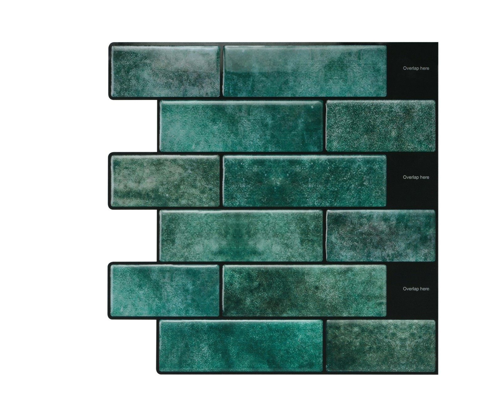 Mosaicowall Peel and Stick Kitchen Backsplash | Kitchen Tiles | Pack of 10 Tiles