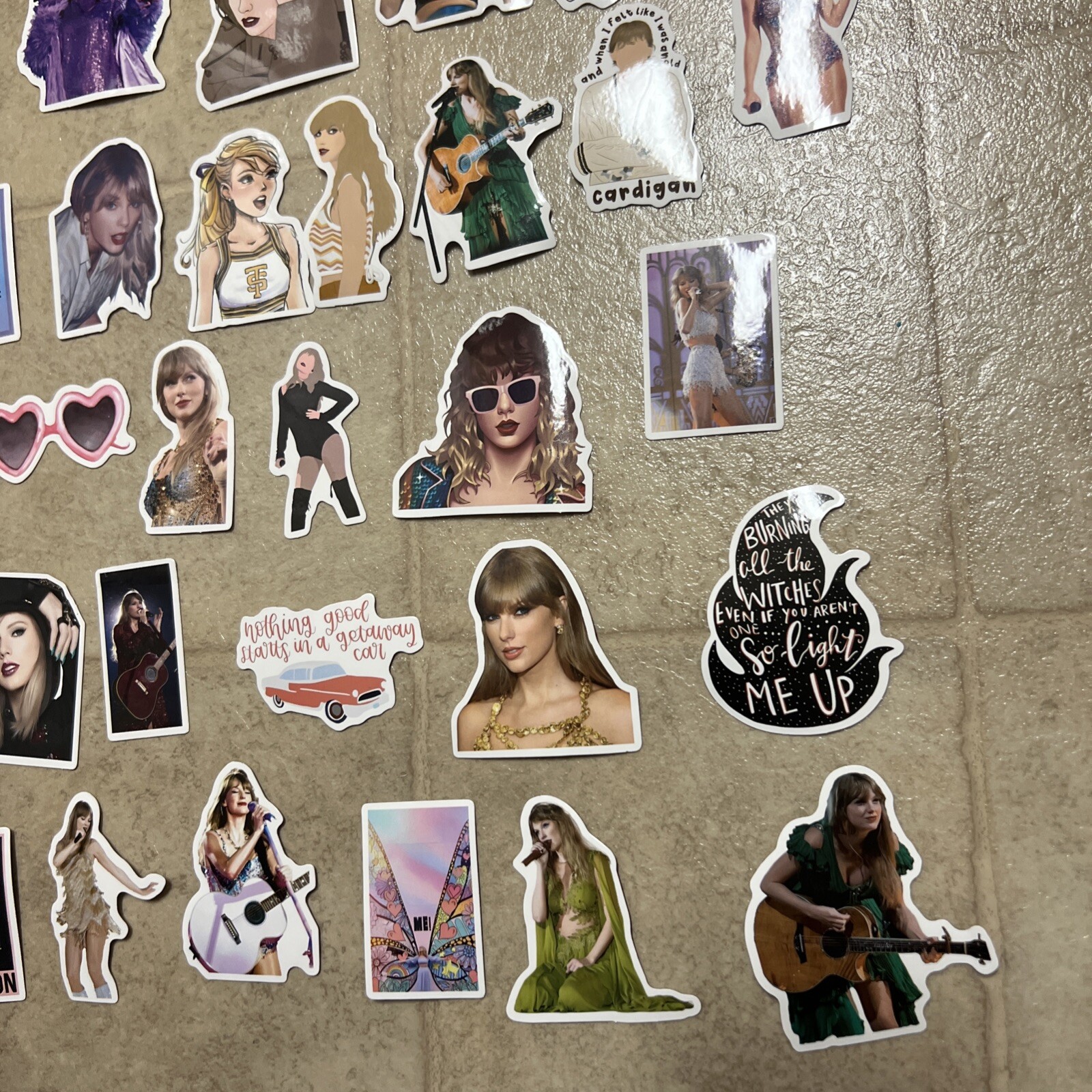100 Piece Taylor Swift Stickers Laptop Luggage Decals Dope Wall Sticker Lot D