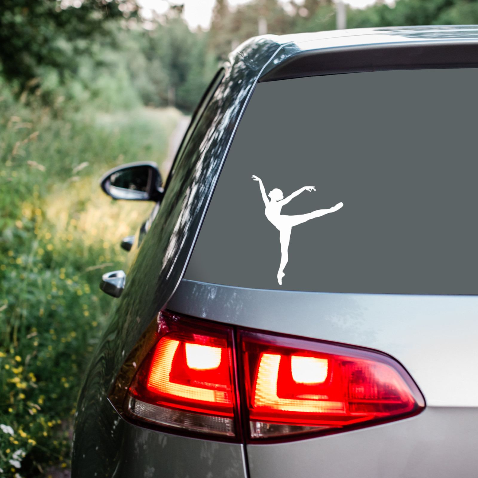 Ballerina Arabesque Vinyl Decal, Decal for Cars, Laptop, Phone, Tumblers