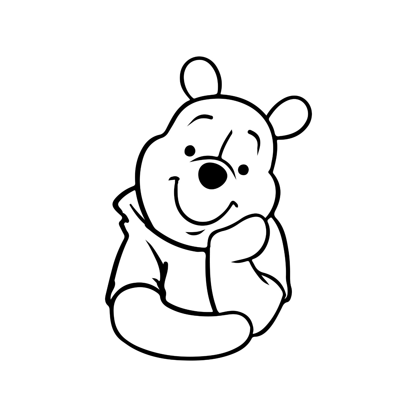 Winnie the Poo Premium Vinyl Decal