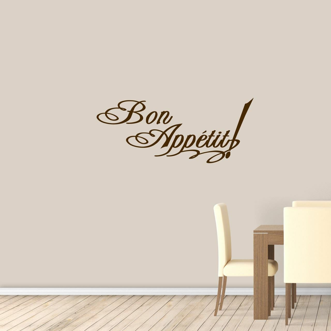 Bon Appetit Wall Decal – Kitchen, Dining Room, Food, Cooking, Wall Art, Decor