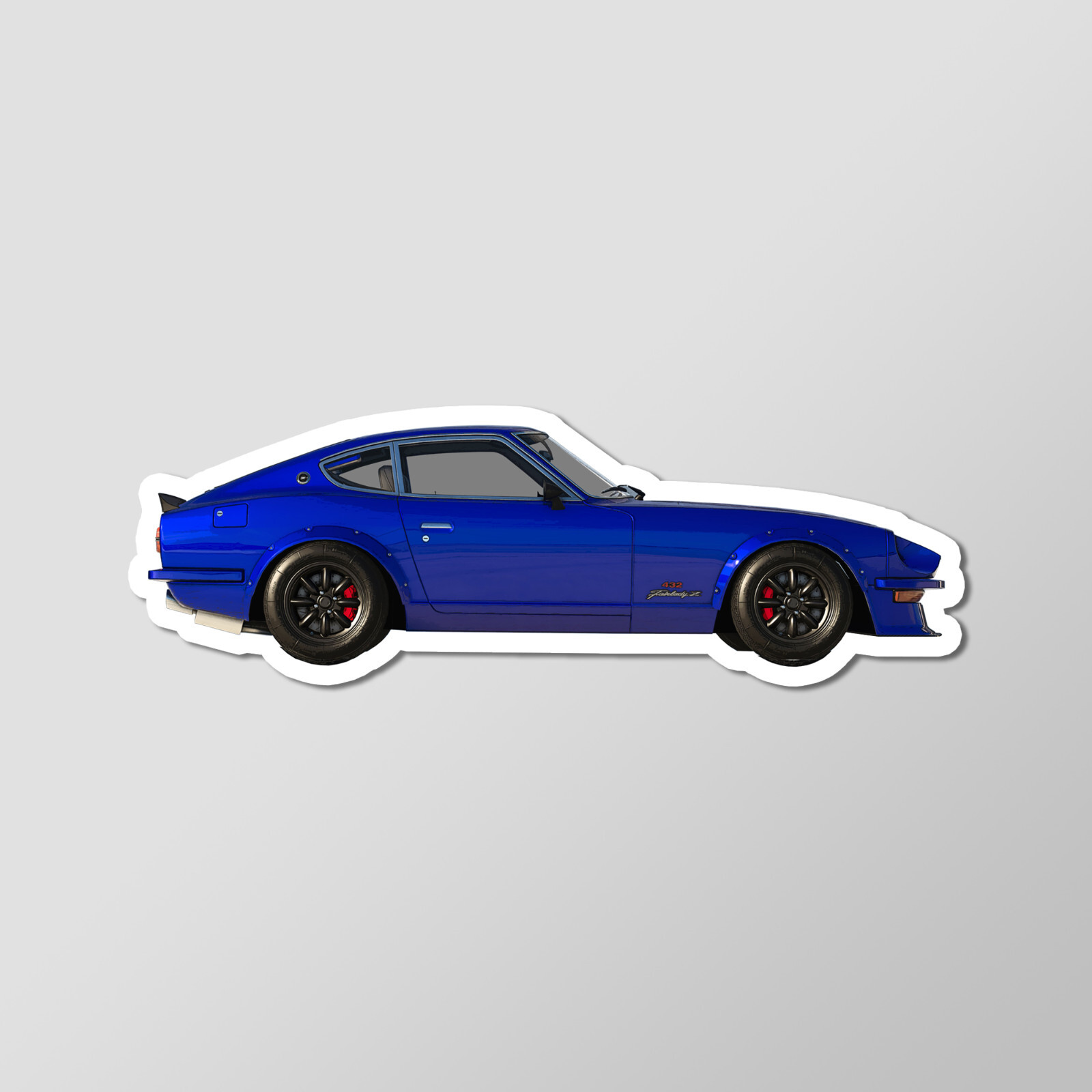 Datsun 240Z Fairlady Z Nissan S30 JDM Vinyl Laptop Desktop Glossy Sticker 3"