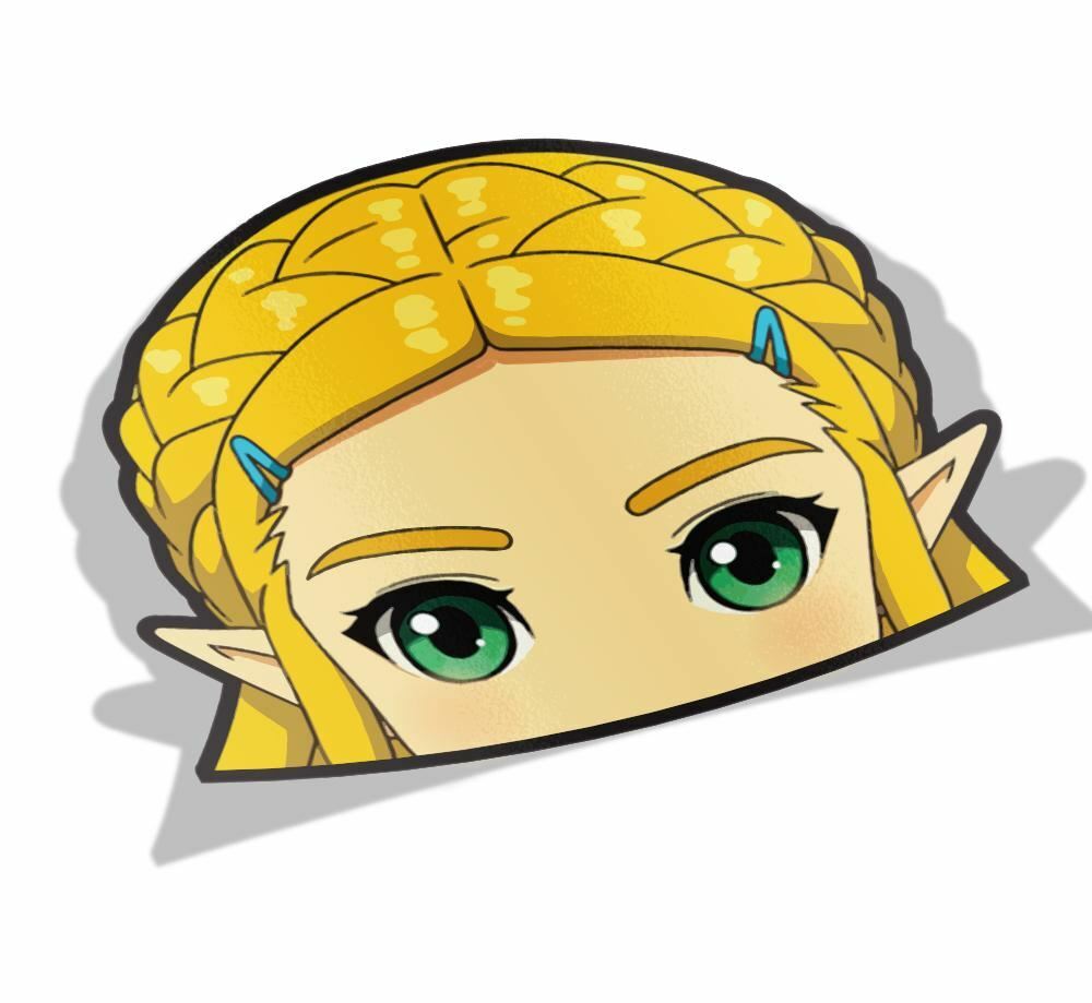 Princess Zelda | Peeker – Peek – Anime Vinyl Car Stickers NEW