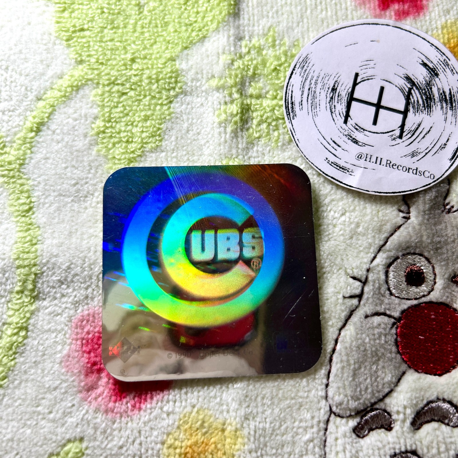 Cubs Upper Deck Holo 2" Official Decal Sticker New