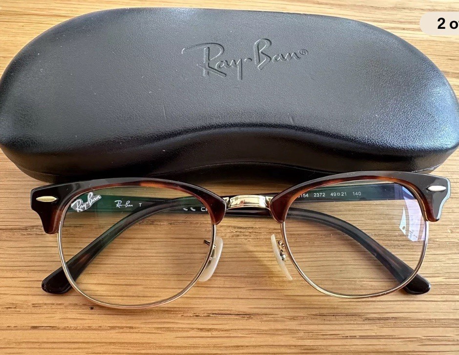 Ray Ban SMALL TRANSPARENT Sticker – Qty1 – (Tracked delivery – UK Only)