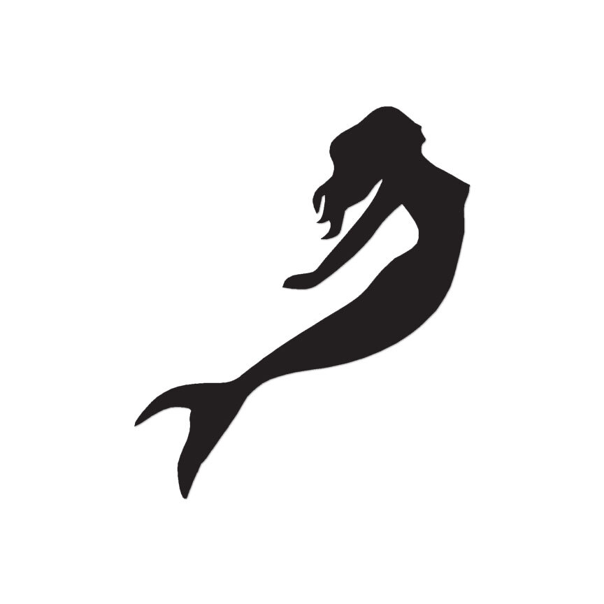 Mermaid – Vinyl Decal Sticker – Multiple Color & Sizes – ebn449