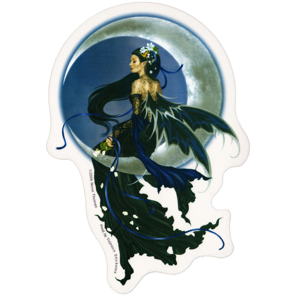 Solace Fairy Crescent Moon Nene Thomas Die-Cut Decal Sticker New Dark Fantasy