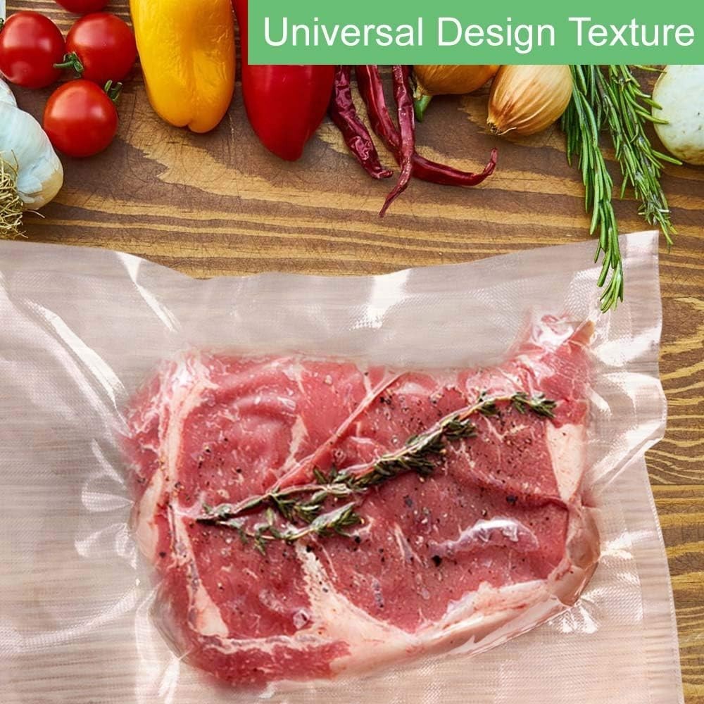 4Pack (Total 200Feet) 11×50 Rolls Vacuum Sealer Bags Rolls with BPA Free,Heavy