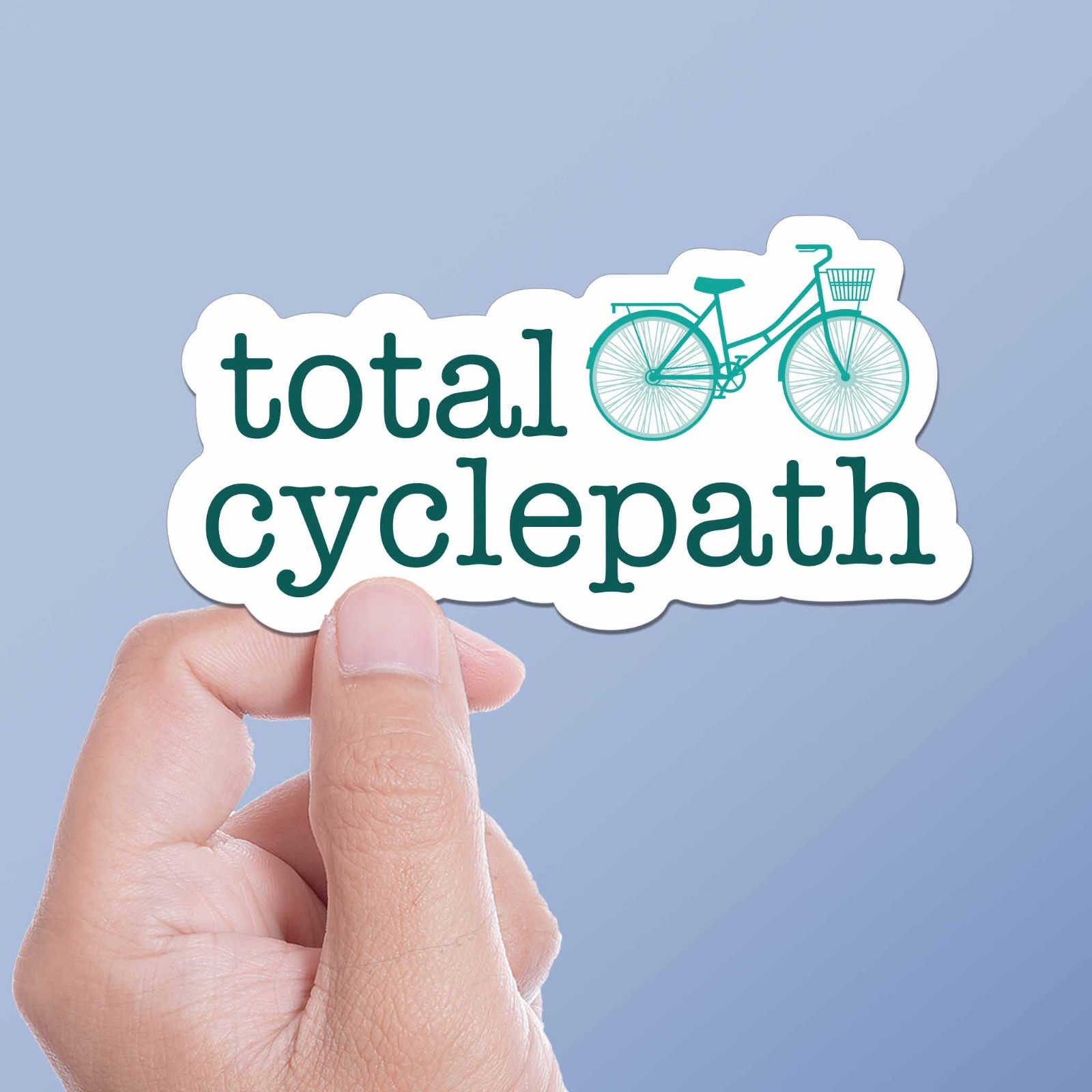 Total Cyclepath Biking Sticker – Bike Decal for Laptop & Water Bottle