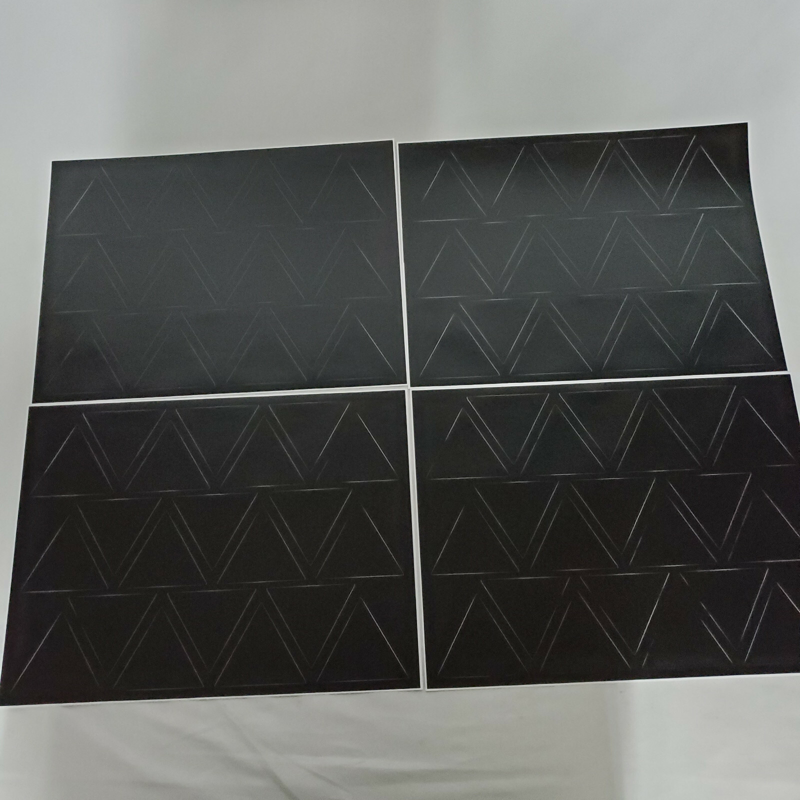 3 Inch Triangles-Wall Decals-Wallpaper Wall Vinyls – 48 ct Removable Triangles