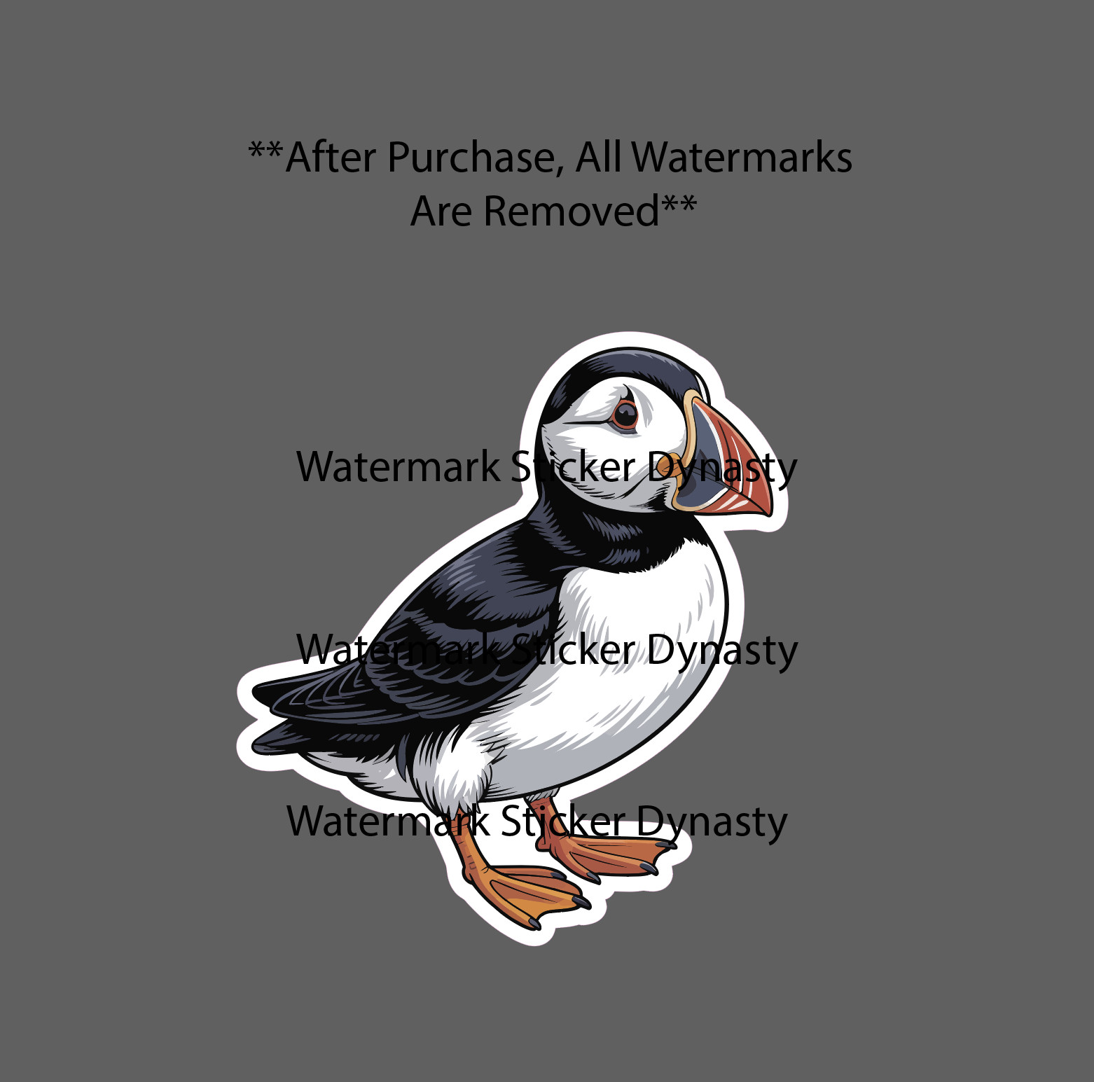Puffin Sticker Waterproof Decal Bird Animal Wildlife Gift NEW