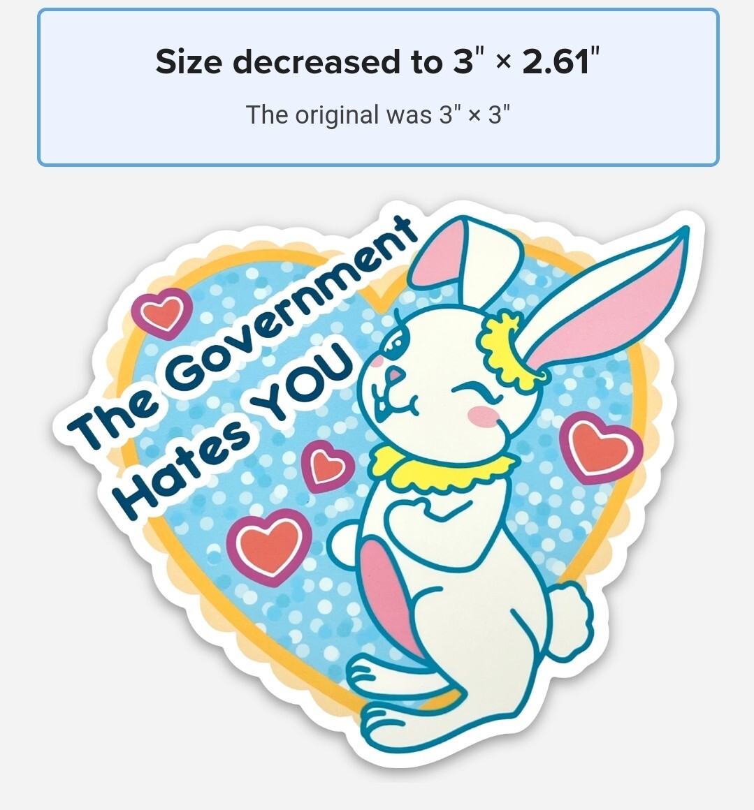 IRS stickers 5×5" HEAVY Duty Weather Proof Vinyl **WORLDWIDE 🌐 SHIPPING**
