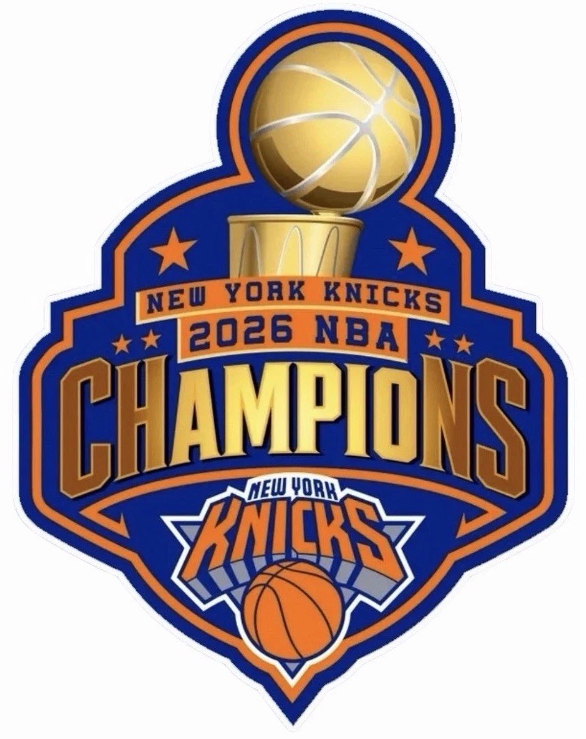 2026 World Champion NYC Knicks NBA🔥3.25 x 4.25 Inch Vinyl Sticker🔥Quantity