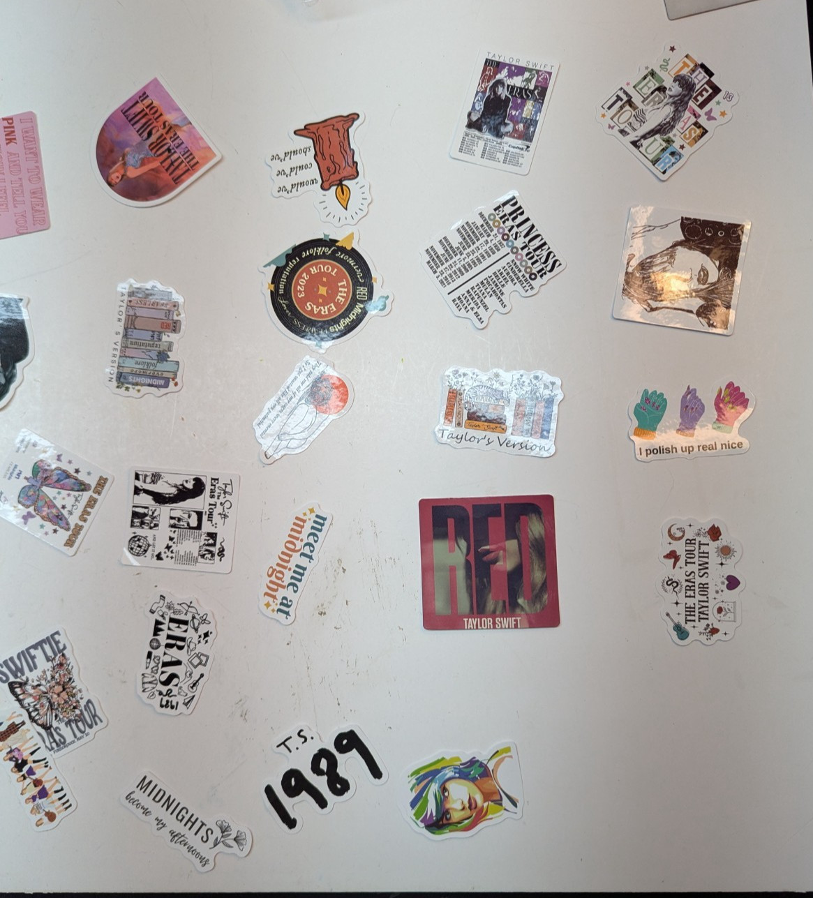 LOTS OF Taylor Swift Inspired Stickers Decals Alternative Emo Pop Multicolor