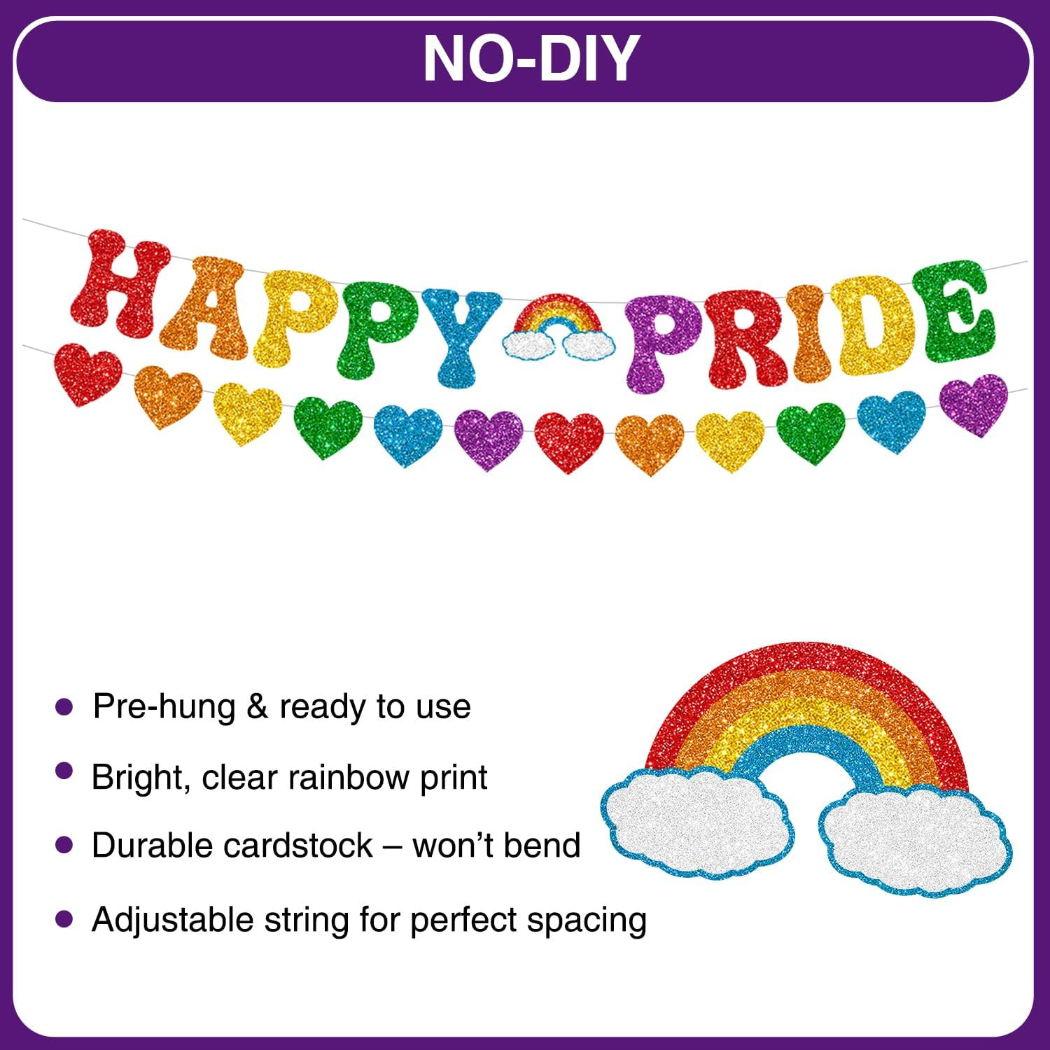 Pride Decorations, Gay Pride Decorations, Include Rainbow Every One Is Welcome H