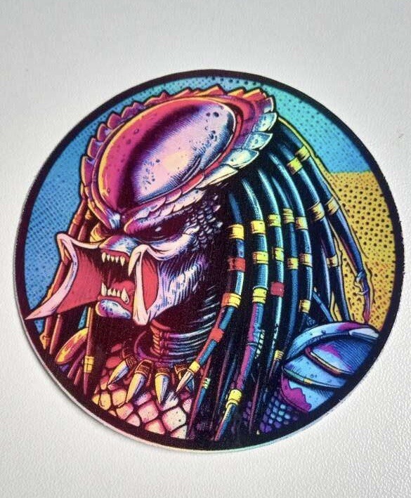 Predator Holographic 3 Inch Vinyl Sticker