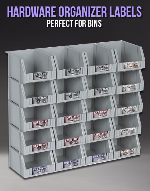 Ladies Edition Combo Deal Labels to Organize Tools, Boxes & more fast & easy