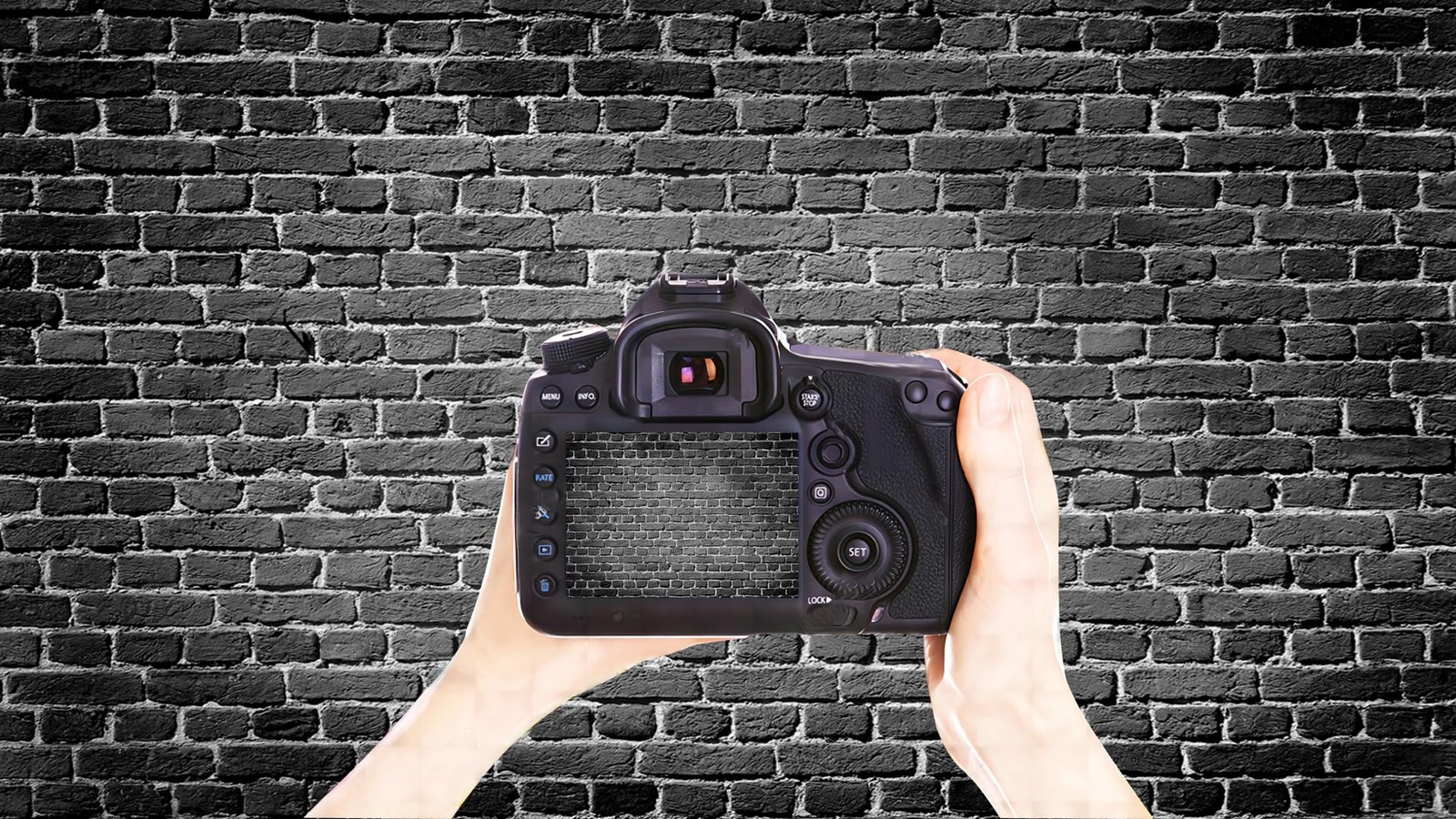 YYNXSY Gray Brick Background Retro Plastic Brick Wall Decorative Fabric Wall …