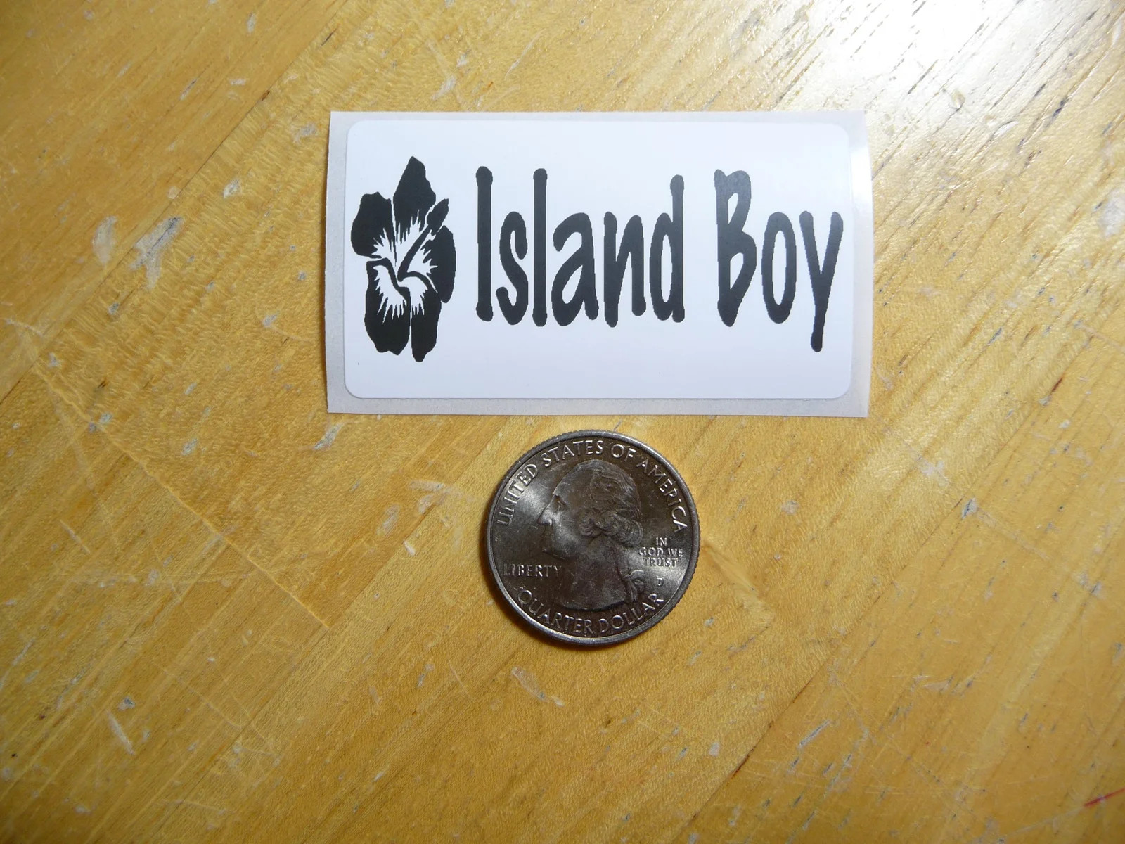 HIBISCUS FLOWER ISLAND BOY STICKER DECAL 1 – 50 BULK PACK FUNNY HAWAIIAN HAWAII