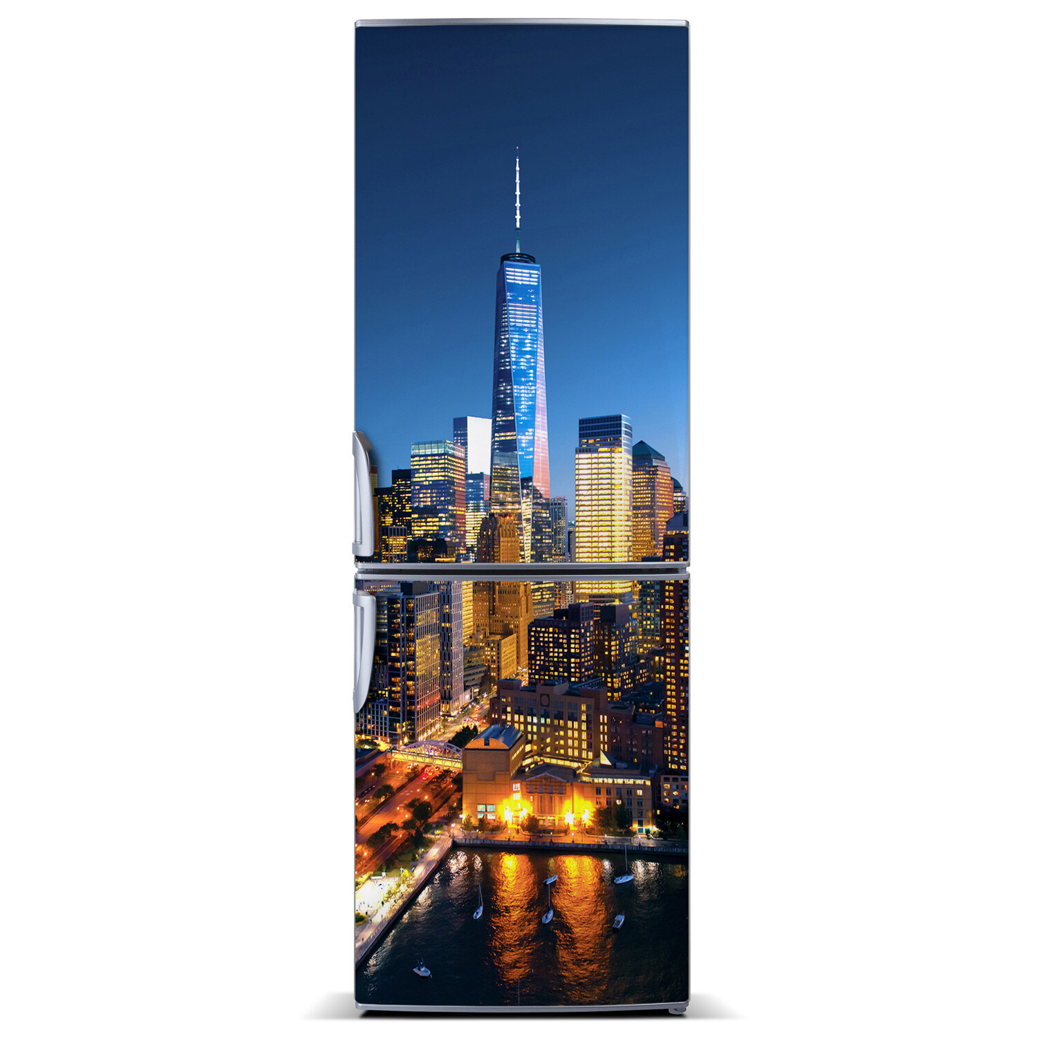Magnet Sticker Refrigerator removable Peel & Stick Architecture New York City
