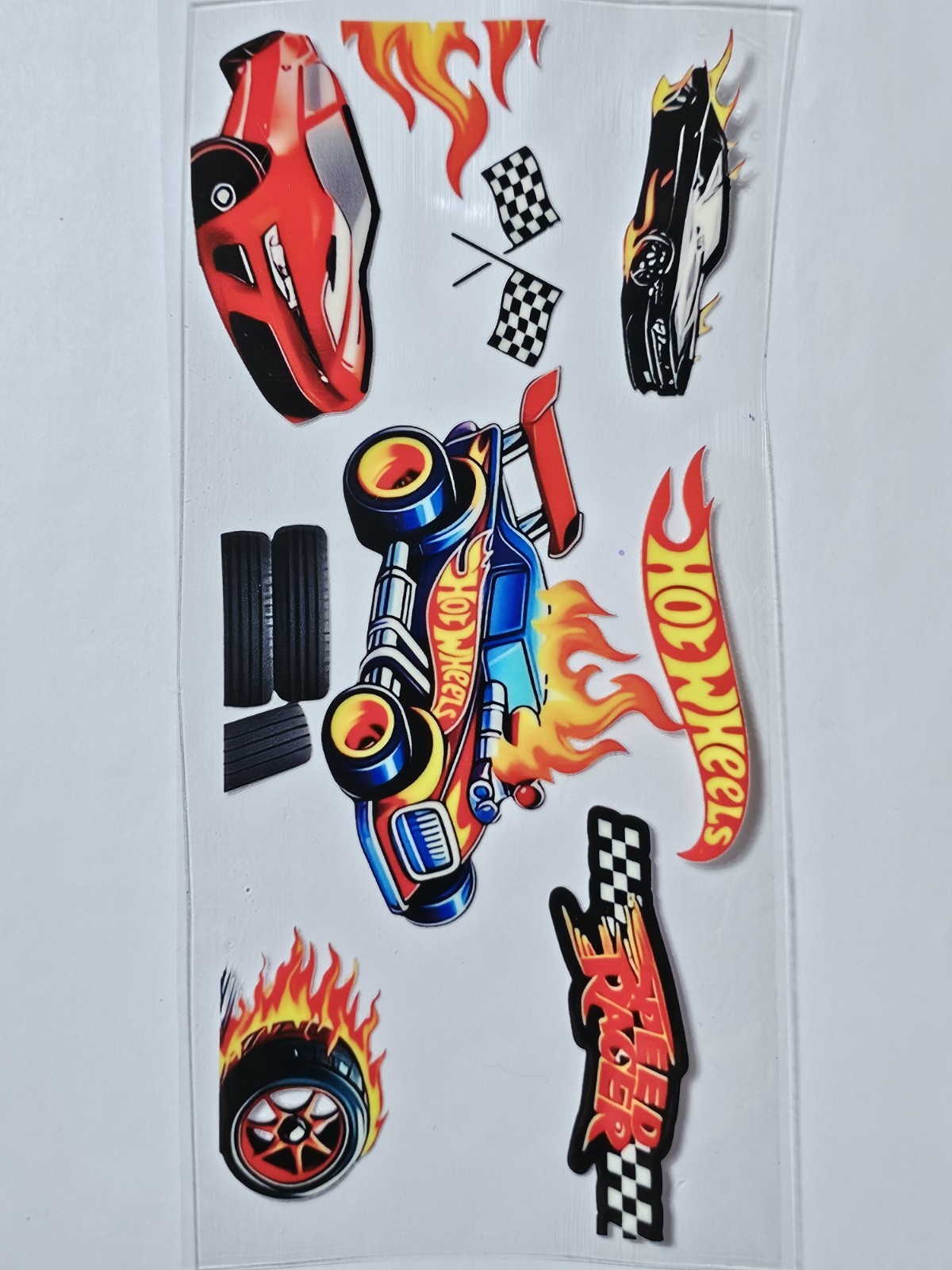 Hot Wheels UV DTF Transfer Sticker Wrap Tumbler UVDTF BUY 10+ GET COMBINED SHIP