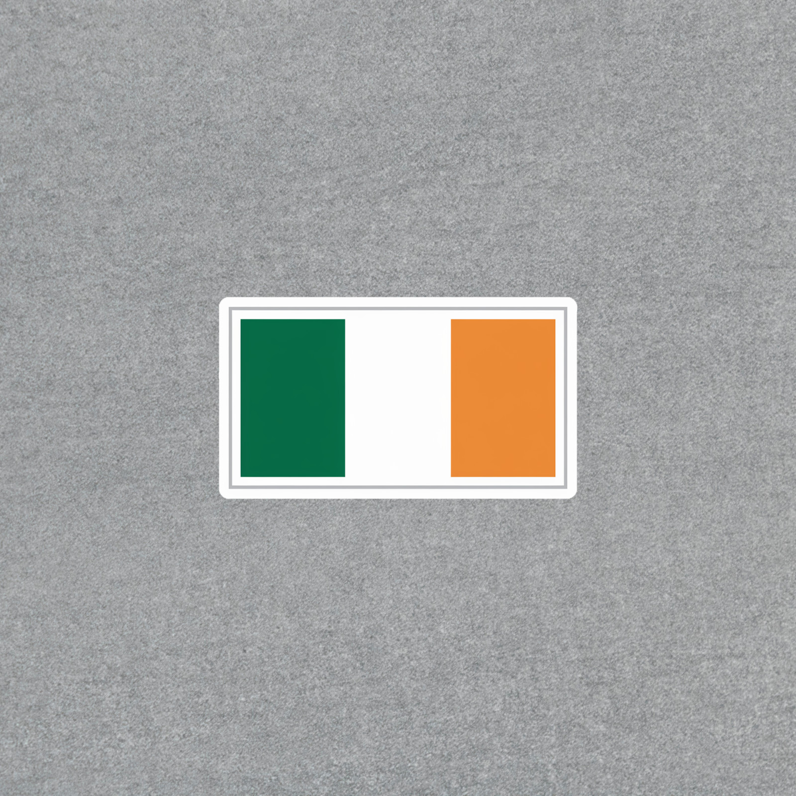 Ireland Flag Sticker – Glossy Vinyl Irish Decal for Laptops, Cars, Trips #4885
