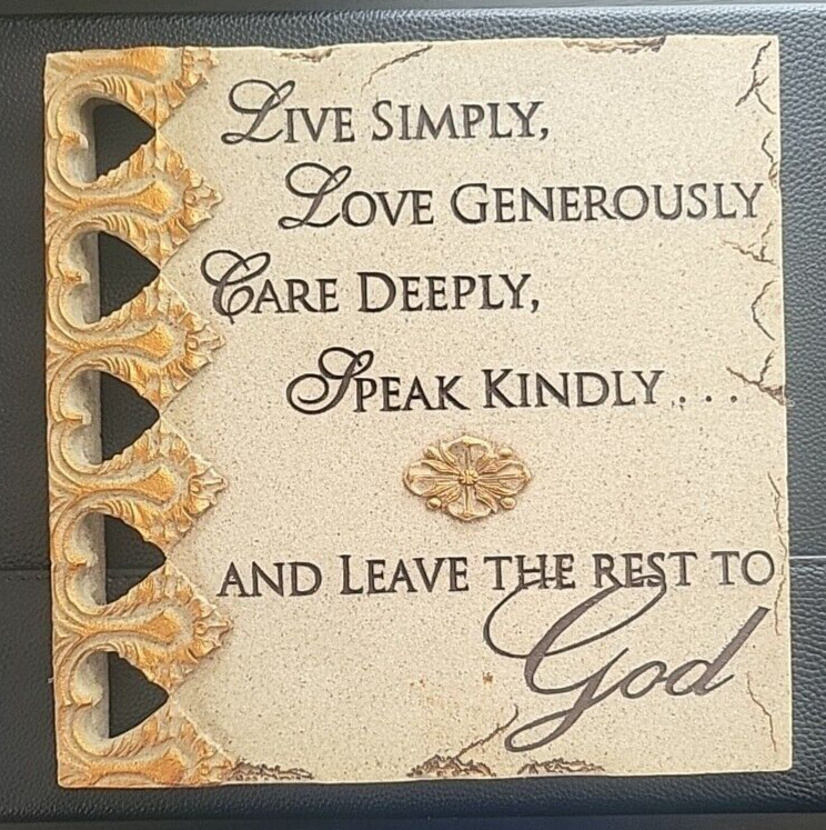 "Leave the Rest to God" Decorative Wall Mount By New View FREE SHIPPING!!!