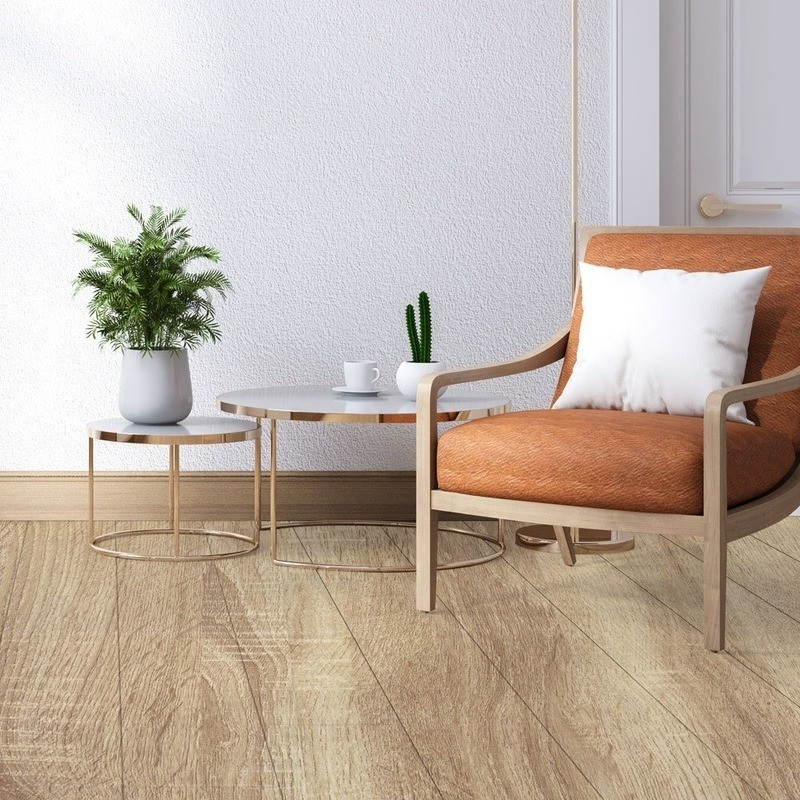 Wood Texture Floor Sticker Waterproof Wallpaper Tiles Desk Sticker Non-Slip