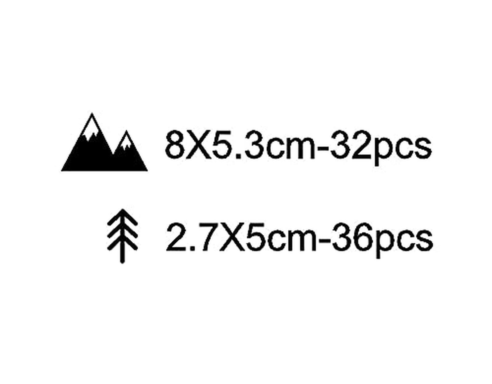 Mountains and Tree Sticker Boys Nursery Decor Vinyl Room Decals Stickers for …