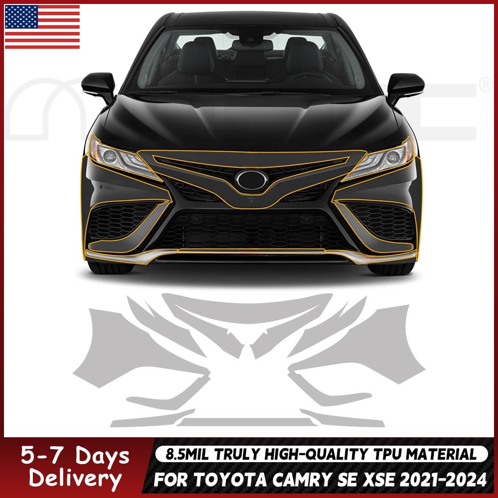 For Toyota Camry SE XSE 2021-2024 Paint Protection Film TPU PPF Pre-Cut Kit