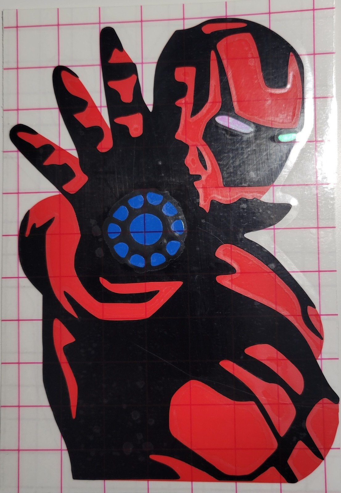 Iron man car decal marvel waterproof 5.5 inches superhero Stark Industries