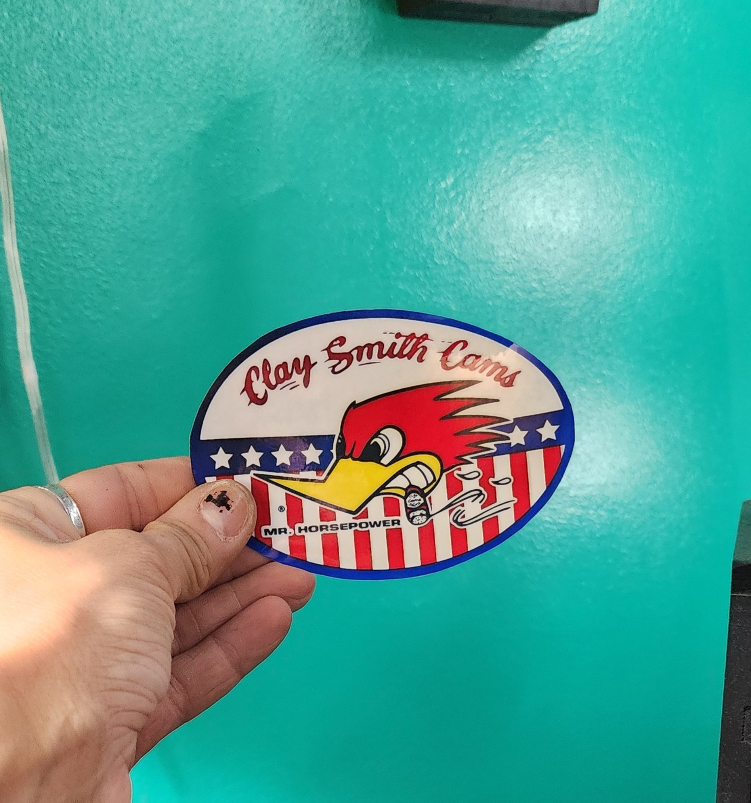 ✨️2 Pack✨️ Clay Smith Cams 3×3 Vinyl Sticker | Mr. Horsepower Hot Rod Decal