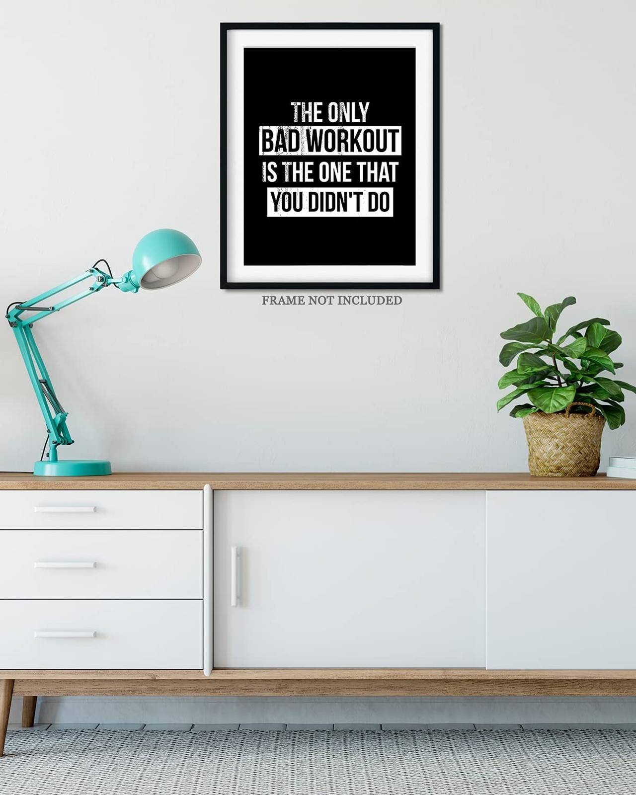 Govivo Motivational Wall Art, 11×14 Unframed Print, Gym Wall Decor, Motivatio…