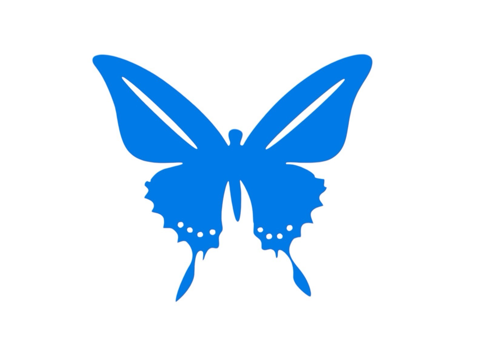Butterfly design #2 Decal for car Windows Laptops most Smooth Surfaces