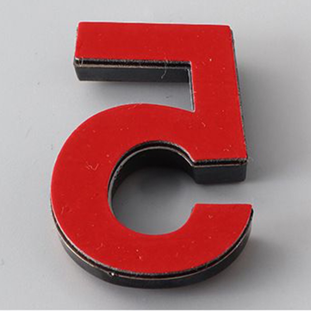 Hotel Room Number Plate Sign 3D effect Door Number Plaque with Bronze Numbers