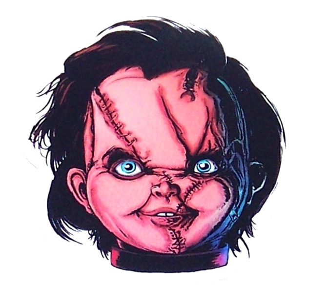 CHUCKY – Cut Sticker Decal Movie Horror Doll Film Childs Play