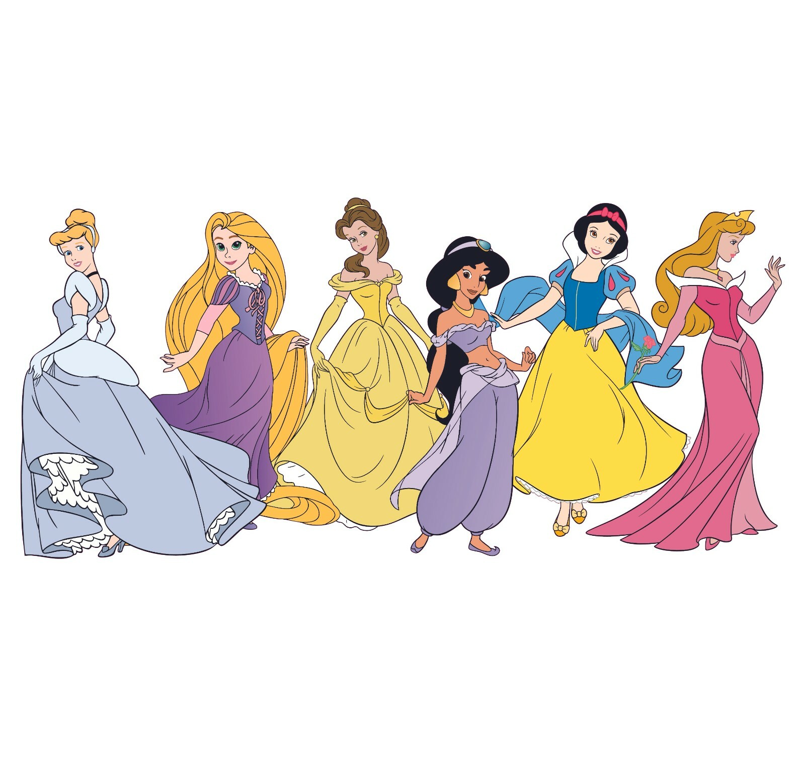Vinyl Disney Movie Princess Kids Bedroom Adhesive Home Wall Decoration Art 9×20