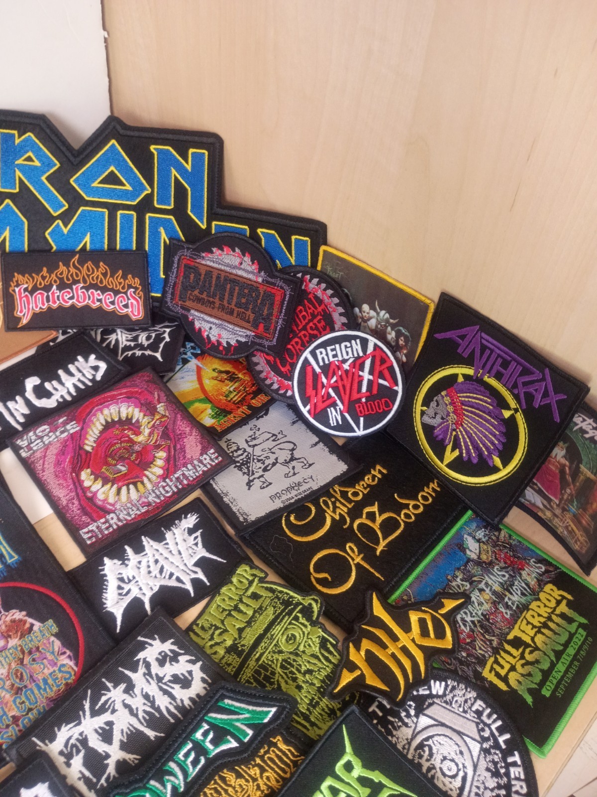 78 Death Metal Iron On Patches Lot Sale