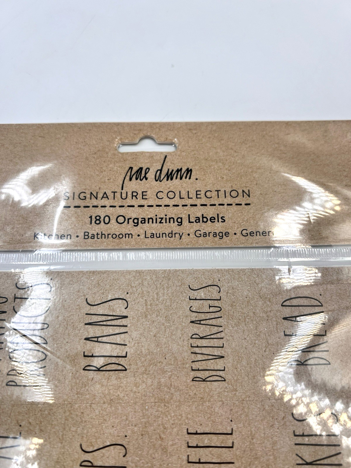 Rae Dunn Organizing Label Stickers for Pantry Bathroom Laundry kitchen 180 ct.