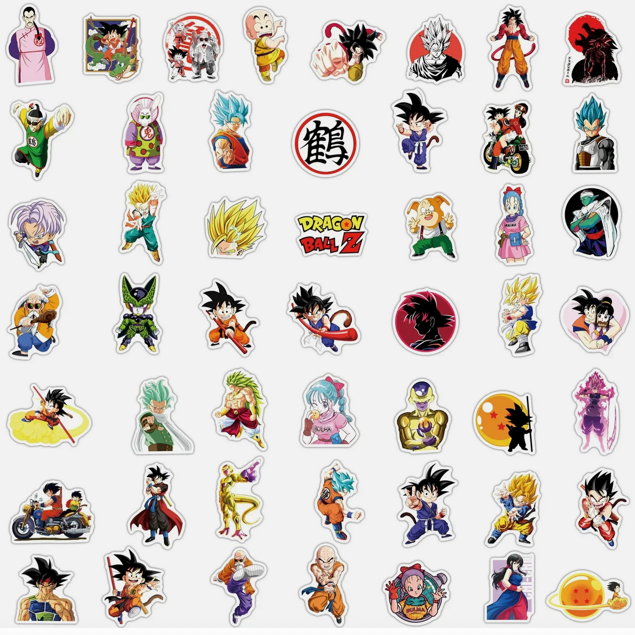 LOT OF 10 PCS random DRAGON BALL Z characters video game ohana Goku Vegeta PS
