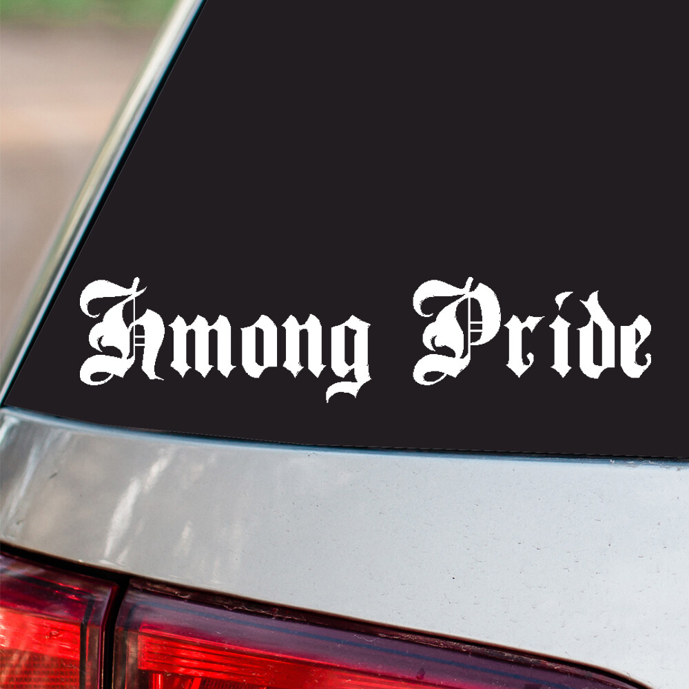 Hmong Pride Vinyl Sticker Country Pride all sizes chrome and regular colors