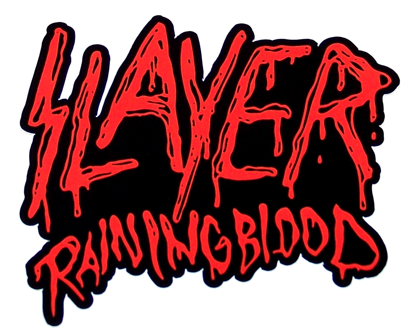SLAYER – Logo LARGE Die Cut Sticker Decal Official Heavy Metal Music Band