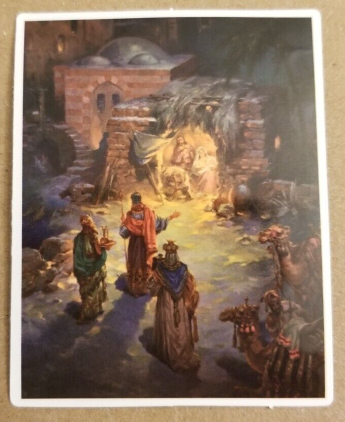 Jesus Sticker Nativity Christmas Holiday Infant Bethlehem Spiritual Religious