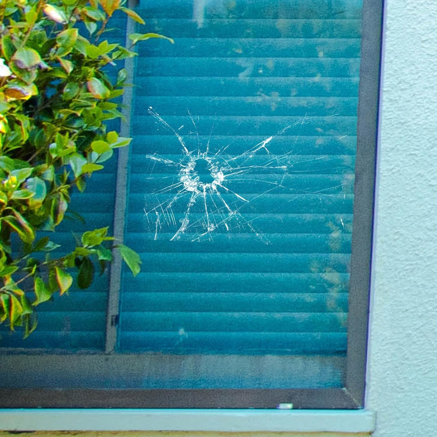 7.5" Broken Glass Decal – 3 Pack Waterproof Reusable Broken Screen Prank Sticker
