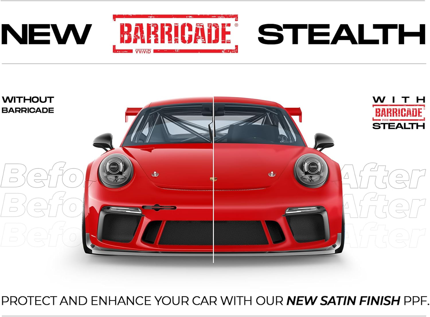 Barricade Premium 8 Year Stealth Satin Clear Paint Protection Film TPU (6" X 120