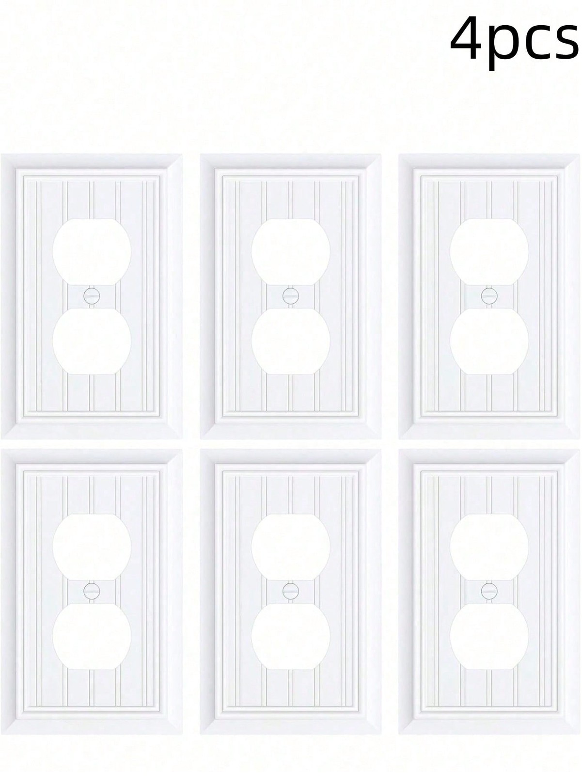 Multicolor Outlet Cover Plates 4 Pieces Standard Size Home Decor