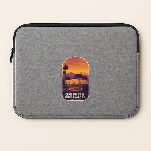 Griffith Observatory California Iron On Heat Transfer Vinyl HTV Die-Cut Symbolic