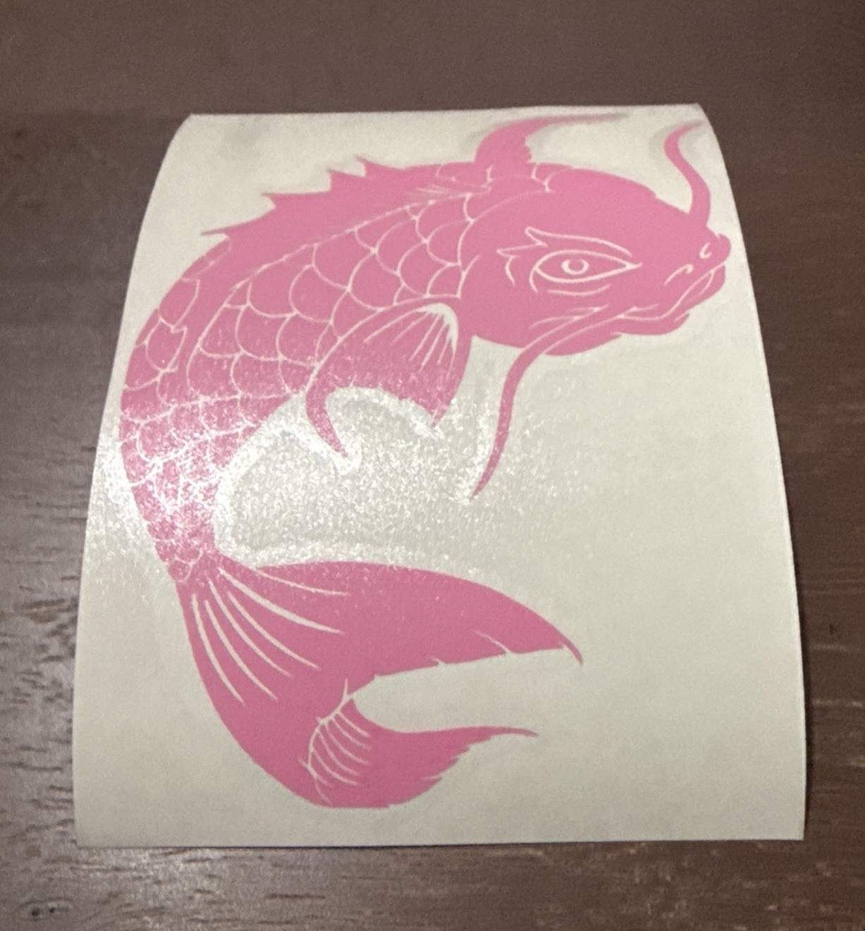 Japanese Koi Fish Decal Art Sticker 5.5” X 4” 15 Different Color’s To Chose From