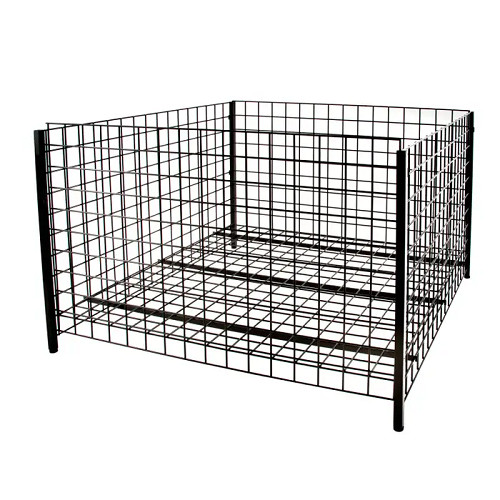 Econoco GTC48/B Square Grid Dump Bin